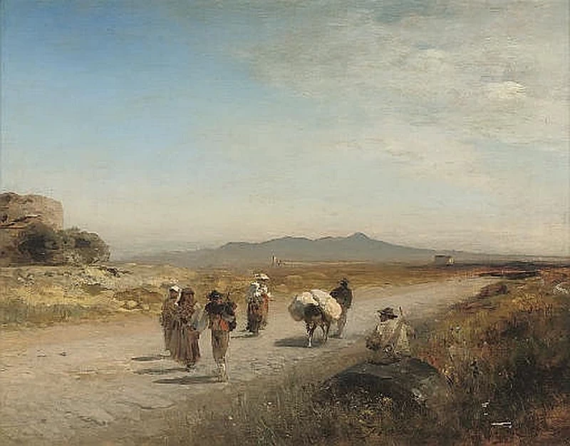 Viaggiatori nella campagna romana
